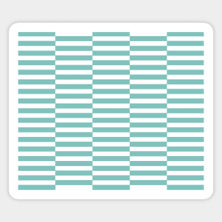 Strips - blue and white. Sticker